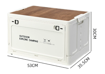 60L camping orgainizer พร้อมริมฝีปากไม้